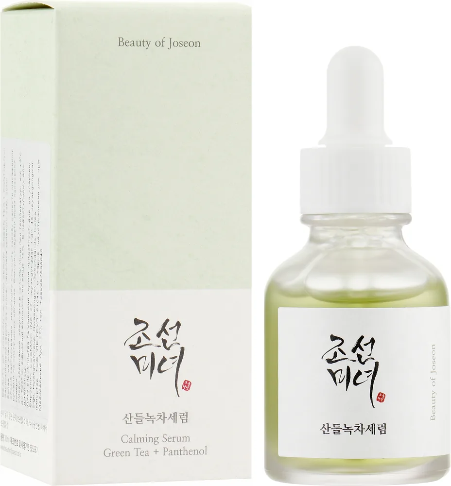 Beauty Of Joseon Beauty of Joseon Calming Serum Green tea+Panthenol - Сыворотка для лица Бьюти оф Джосон Calming успокаивающая зелёный чай пантенол центелла 30 мл
