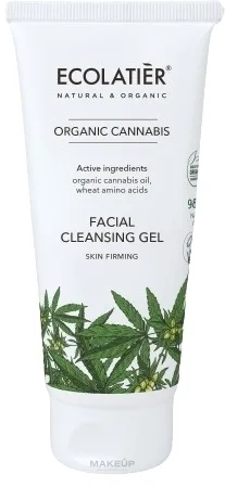 Органический гель для лица с коноплёй Ecolatier Organic Cannabis Gel, 100 мл