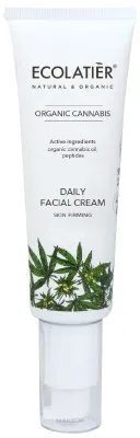 Крем для лица Ecolatier Organic дневной с маслом конопли 50 мл