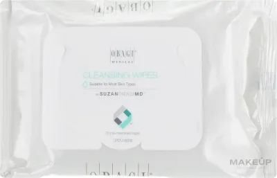 Obagi Medical Suzanobagimd очищающие салфетки для лица с алоэ брокколи биофлавоноидами 25 шт