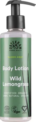 Urtekram Wild Lemongrass Body Lotion — органический бальзам для тела с лемонграссом, 245 мл