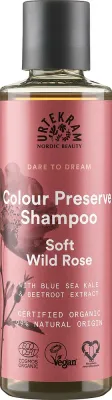 Шампунь Urtekram Soft Wild Rose защищающий цвет с розой и шиповником 250 мл
