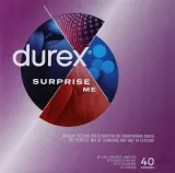 Набор презервативов Durex Surprise Me Mix ассорти из натурального латекса 40 шт — фото 1