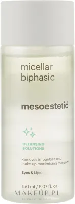Mesoestetic Micellar Biphasic двухфазная мицеллярная вода для снятия макияжа глаз и губ 150 мл