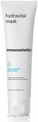 Mesoestetic Cosmedics Hydravital Mask — увлажняющая маска для лица с гиалуроновой кислотой для сухой и обезвоженной кожи, 100 мл