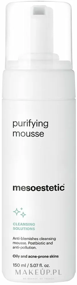 Пенка для умывания Mesoestetic Acne Solution Purifying Mousse очищающая, для жирной и проблемной кожи, 150 мл