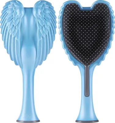 Щётка для волос Tangle Angel 2.0 Detangling Brush Matt Satin, сине-серая, 1 шт