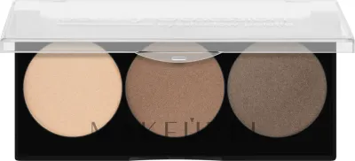 Палетка теней для век Quiz Cosmetics Beauty Obsession 3 оттенка