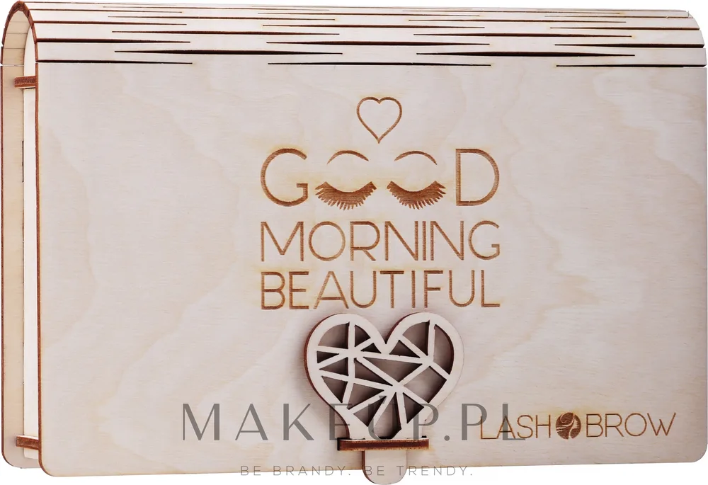 Набор Lash Brow Good Morning Beautiful тушь для ресниц 10 мл сыворотка 9 г масло для бровей и ресниц 6 мл в подарочной коробке