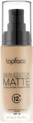 Тональный флюид TopFace Skin Editor Matte Foundation матирующий, 32 мл