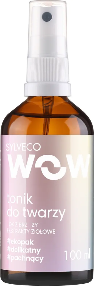 Тоник для лица Sylveco Wow для подростков, с берёзовым соком и AHA-кислотами, 100 мл, Польша