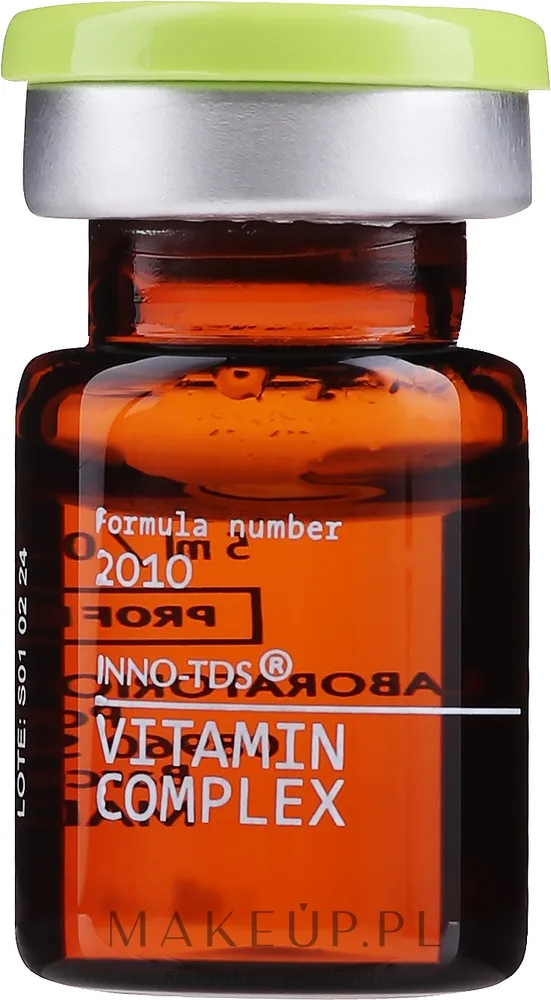 Innoaesthetics Innoaesthetics Inno-TDS Vitamin Complex - Сыворотка-концентрат для лица Инноэстетикс Inno-TDS витамины аминокислоты цинк биотин 4х5 мл