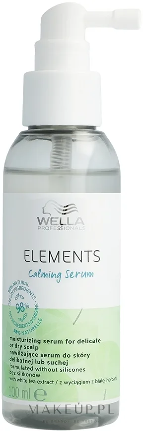 Увлажняющая сыворотка для чувствительной или сухой кожи головы Wella Professionals Elements Calming Serum, 100 мл