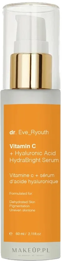 Dr. Eve_Ryouth Dr. Eve_Ryouth Vitamin C + Hyaluronic Acid Hydrabright Serum - Сыворотка для лица Др. Ив Райют Hydrabright витамин C гиалуроновая кислота золото 60 мл