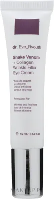 Крем для кожи вокруг глаз Dr. Eve_Ryouth Snake Venom + Collagen Wrinkle Filler Eye Cream от синяков и мешков, с коллагеном и ретинолом, 15 мл
