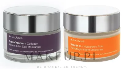 Набор кремов Dr. Eve_Ryouth Anti-Ageing дневной и ночной с коллагеном скваланом и мочевиной 2x50 мл