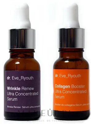 Набор Dr. Eve_Ryouth Collagen Plump коллагеновая сыворотка и крем для век с конжаком и ретинилом 2x15 мл
