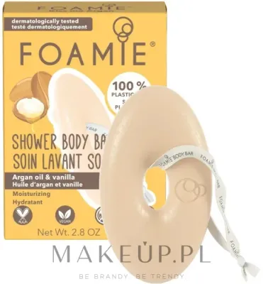 Твёрдое мыло для душа Foamie Argan Oil and Vanilla с маслом арганы и ванилью, 80 г