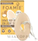 Твёрдое мыло для душа Foamie Argan Oil and Vanilla с маслом арганы и ванилью, 80 г — фото 1