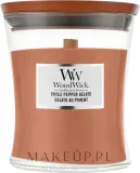 WoodWick Chilli Pepper Gelato / Свеча с деревянным фитилём, лимон, кокос и ваниль, 453 г — фото 1