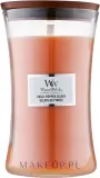 WoodWick Chilli Pepper Gelato / Свеча с деревянным фитилём, лимон, кокос и ваниль, 453 г — фото 3