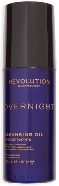 Масло для лица Revolution Skincare Overnight очищающее с лавандой для всех типов кожи 150 мл