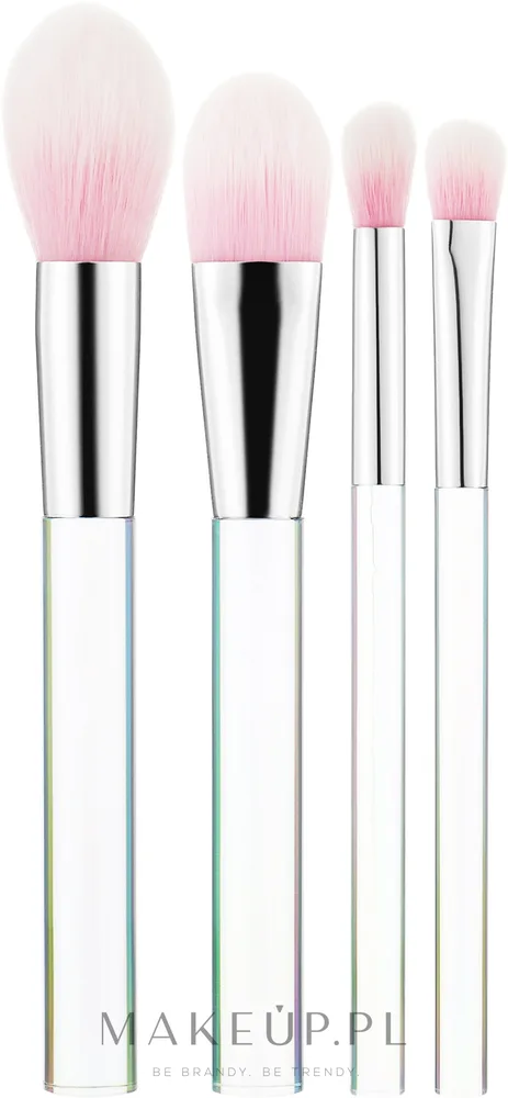 Набор кистей для макияжа I Heart Revolution Unicorn Heart Glow Brush Set с косметичкой