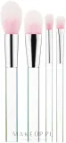 Набор кистей для макияжа I Heart Revolution Unicorn Heart Glow Brush Set с косметичкой — фото 1