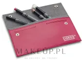 Косметичка Gokos Blossom Red фетр и кожа красная — фото 2
