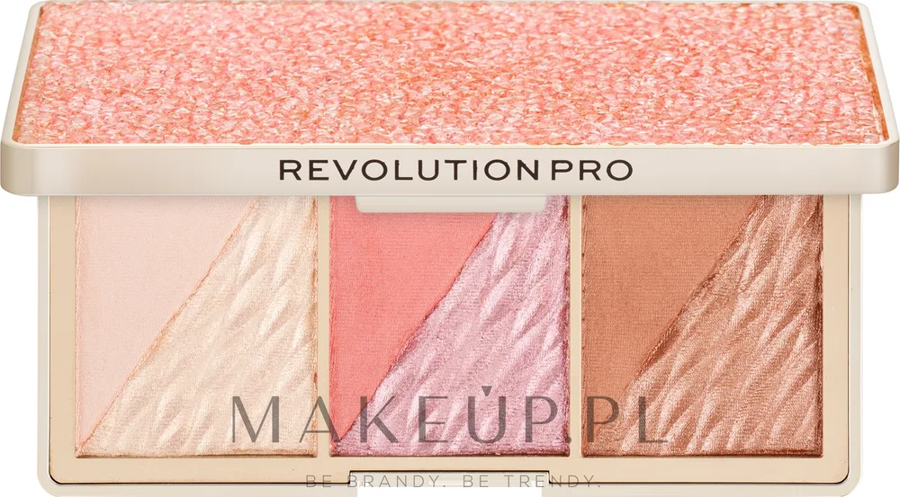 Палетка для макияжа лица Revolution Pro Crystal Luxe, оттенок Berry Flush