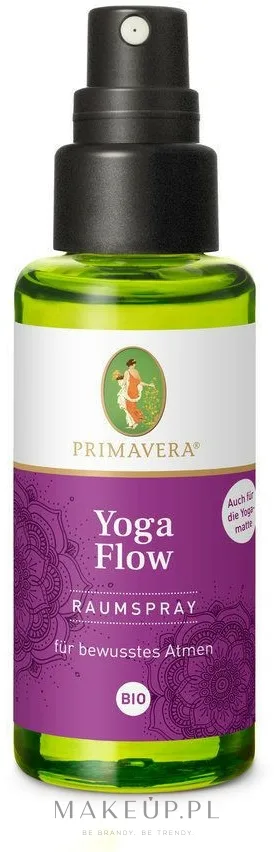 Ароматический спрей для дома Primavera Organic Room Spray Yoga Flow мирт и грейпфрут 50 мл