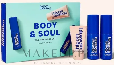 Набор Bloom & Blossom Body & Soul сухое масло для тела бальзам и спрей для сна 50+25+40 мл
