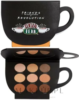Палетка теней для век Makeup Revolution Friends X Revolution Grab a Cup 9 оттенков