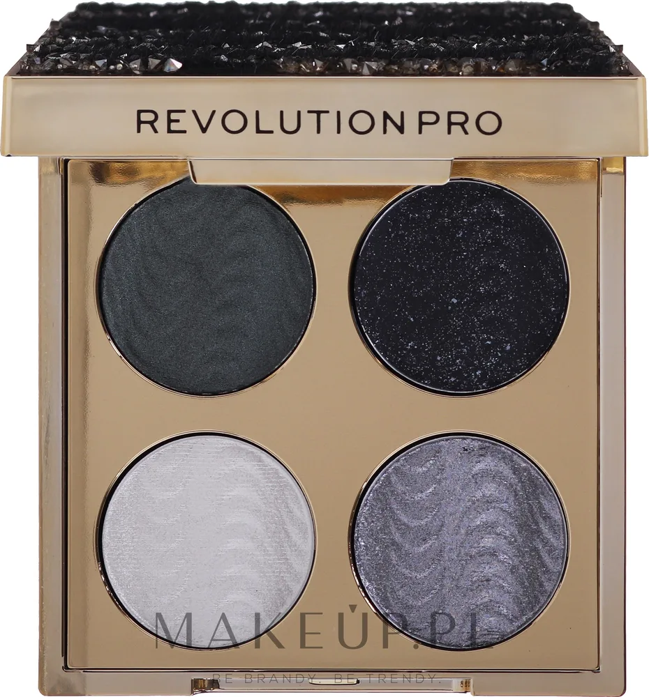 Палетка теней для век Revolution PRO Ultimate Eye Look Eyeshadow Palette 4 оттенка, оттенок Ocean Treasure