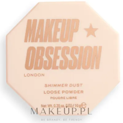 Хайлайтер для лица Makeup Obsession Shimmer Dust Highlighter рассыпчатый, для лица и тела, 10 г