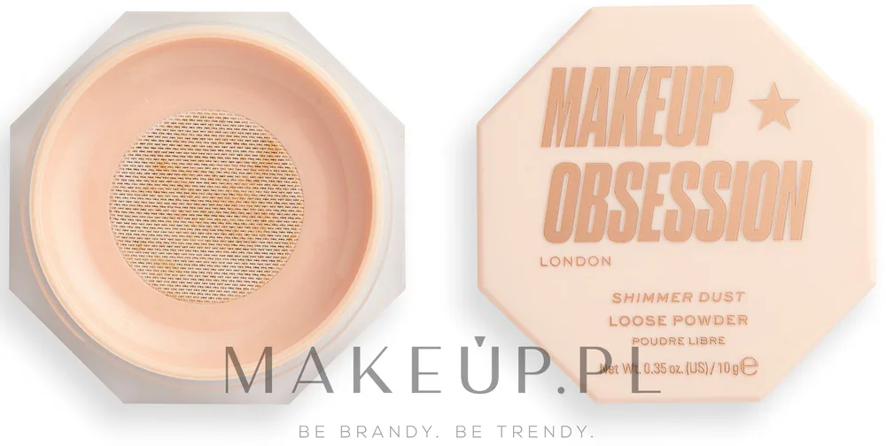 Хайлайтер для лица Makeup Obsession Shimmer Dust Highlighter рассыпчатый, для лица и тела, 10 г, оттенок Golden Honey