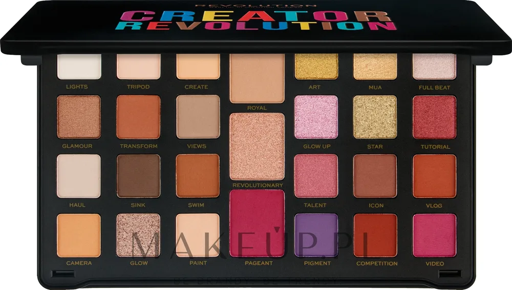 Палетка теней для век Makeup Revolution Creator Limitless Eyeshadow Palette, оттенок Nude Reign