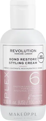 Крем для укладки волос Revolution Haircare Plex 6 несмываемый, для всех типов волос, растительные протеины, пантенол, 100 мл