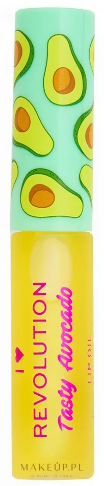 Makeup Revolution Olejek do ust - Масло для губ I Heart Revolution Tasty Avocado Lip Oil питательное, увлажняющее, 6 мл