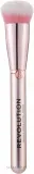 Скошенная кисть для тональной основы Makeup Revolution Beveled Foundation Create R8 гипоаллергенная — фото 1