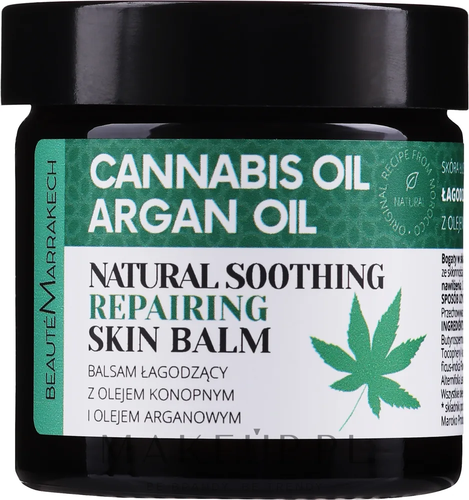 Beaute Marrakech Soothing Repairing Balm — успокаивающий бальзам с маслом конопли для шелушащейся кожи, 60 мл