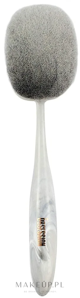 Большая овальная кисть для лица Makeup Obsession Marble Large Oval Face Brush белая