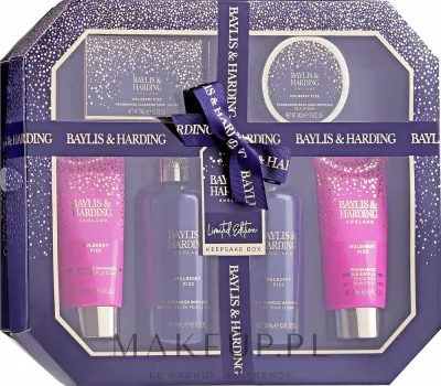 Набор Baylis & Harding Mulberry Fizz гель крем лосьон молочко соль и мыло с ароматом ягод 300+130+130+300 мл