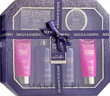 Набор Baylis & Harding Mulberry Fizz гель крем лосьон молочко соль и мыло с ароматом ягод 300+130+130+300 мл — фото 1