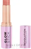 Хайлайтер для лица Makeup Revolution Fast Base Glow Stick, оттенок Rose — фото 3