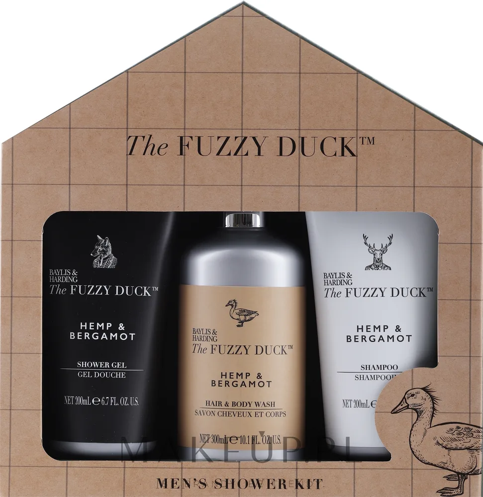 Набор Baylis & Harding The Fuzzy Duck гель для тела и волос 300 мл гель для душа 130 мл и бальзам после бритья 130 мл