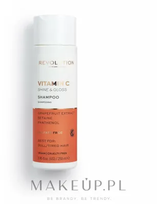 Шампунь Revolution Haircare Vitamin C Shine & Gloss для блеска тусклых волос 250 мл