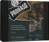 Набор для бороды Proraso Azur Lime шампунь и масло с цитрусовым ароматом и авокадо 200+30 мл — фото 1