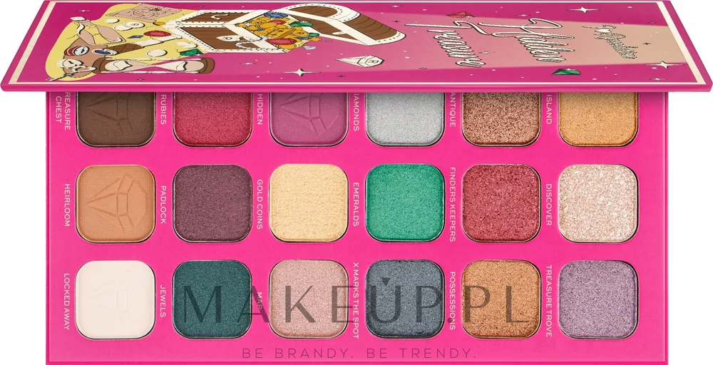 Палетка теней для век I Heart Revolution Book of Spells Hidden Treasure Eyeshadow Palette