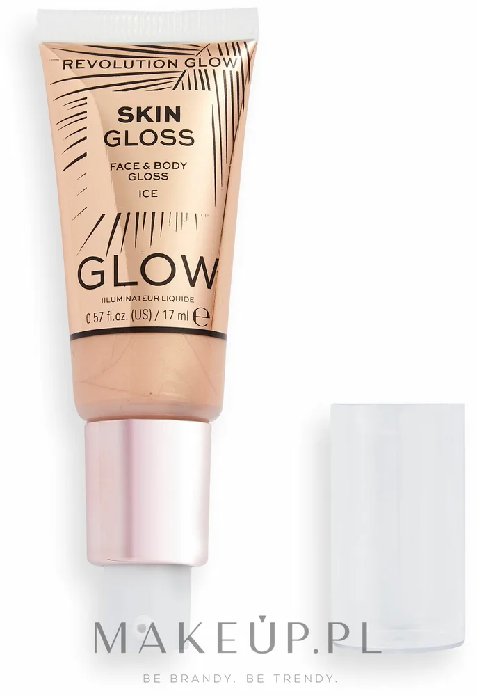 Хайлайтер для лица Makeup Revolution Glow Face & Body Gloss, оттенок Ice